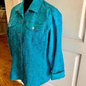 Chico’s Turquoise Jacket